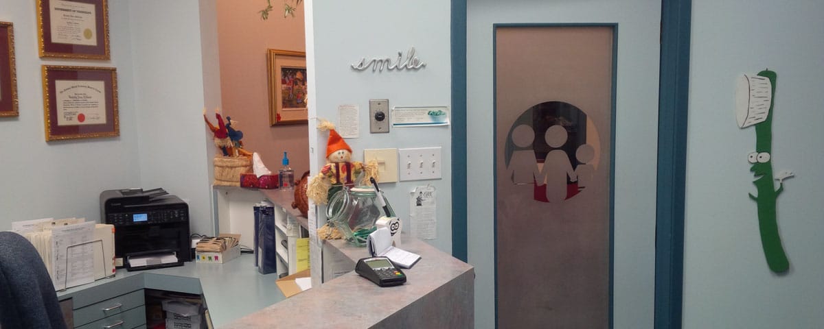 Reception Desk at Orleans Family Dentist